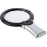 Лупа настольная VEBER MG1713-1 с ручкой и подсветкой, 2x-4x, 100 мм 20347